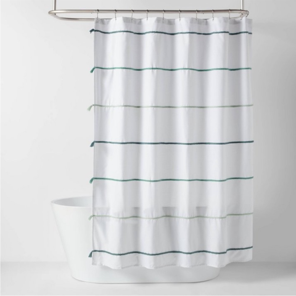 Pillowfort by Target | Shower Curtain, White and Green